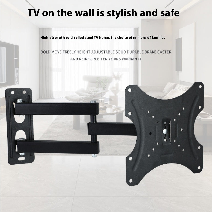 Multifunctional TV Wall Monitor Telescopic Rotary Rack