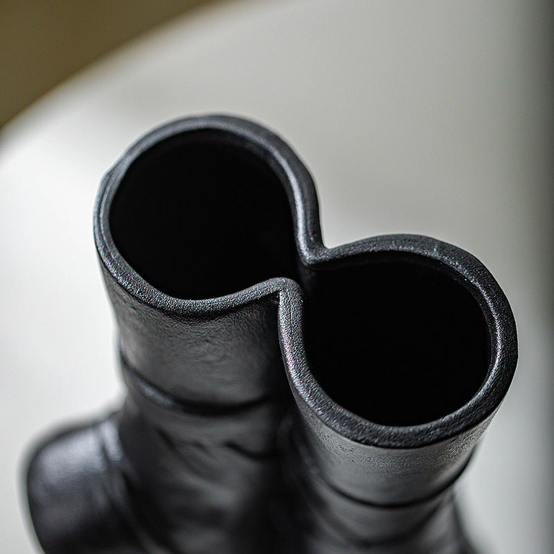 Ceramic Vase Modern Minimalist Furnishings Decoration Hydroponic Dried Flower Crafts