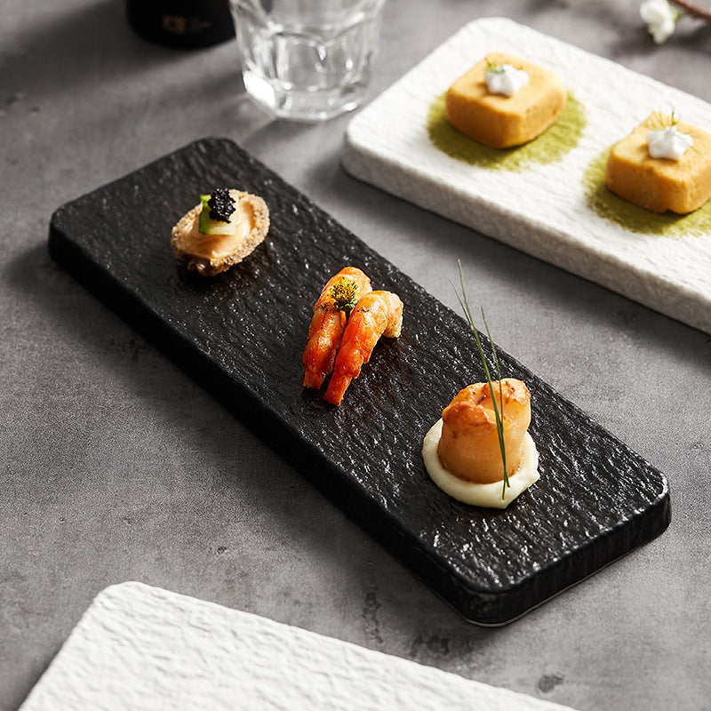 Creative Rock Pattern Home Sushi Plate