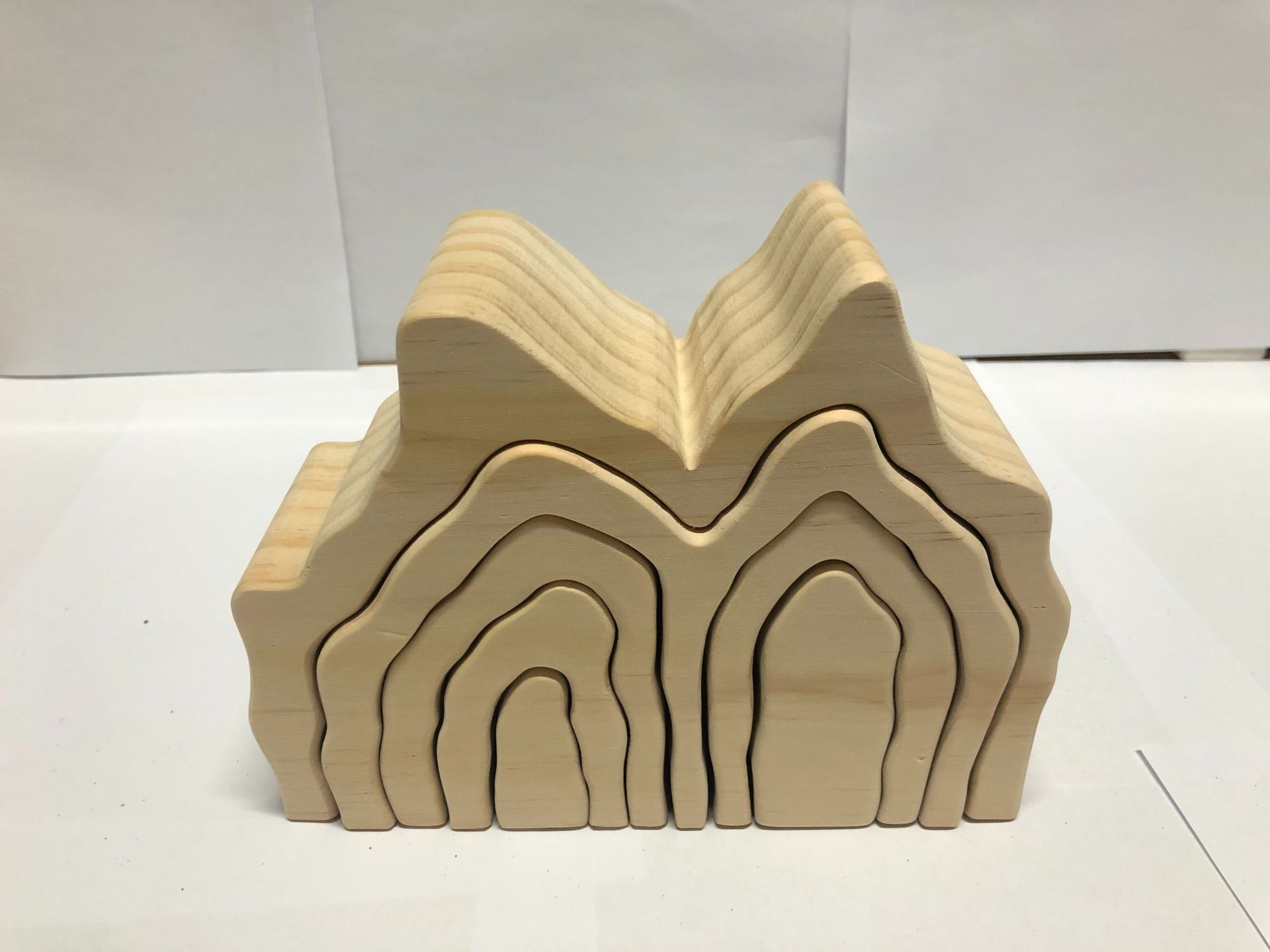 Early education stacking high blocks