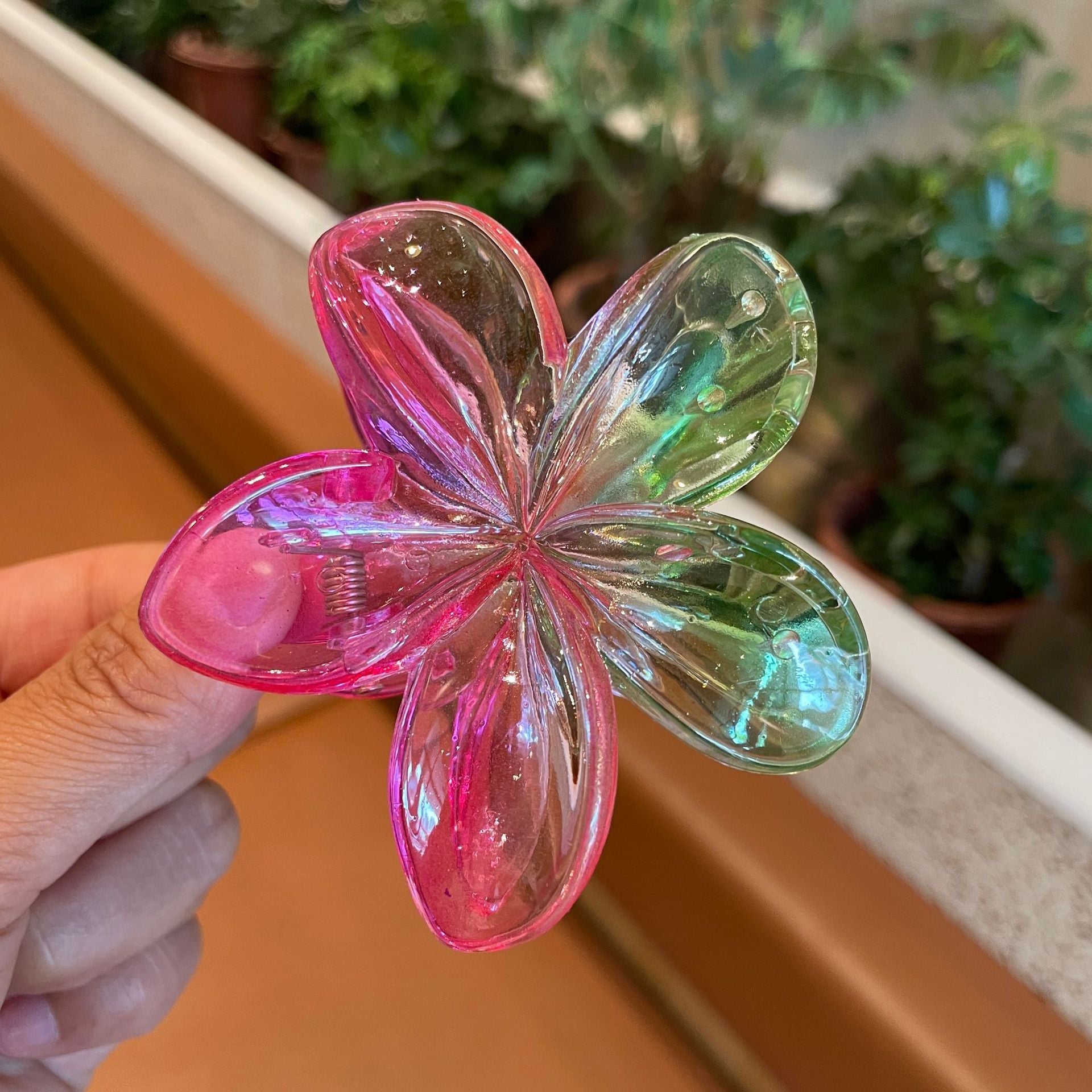 Flower Barrettes Women's Colorful Updo Gadget Hair Accessories