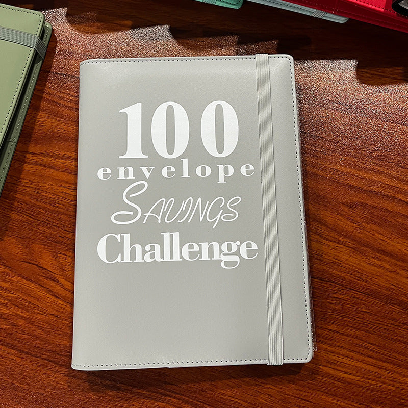 100 Days Challenge Hand Account Deposit And Savings Notebook