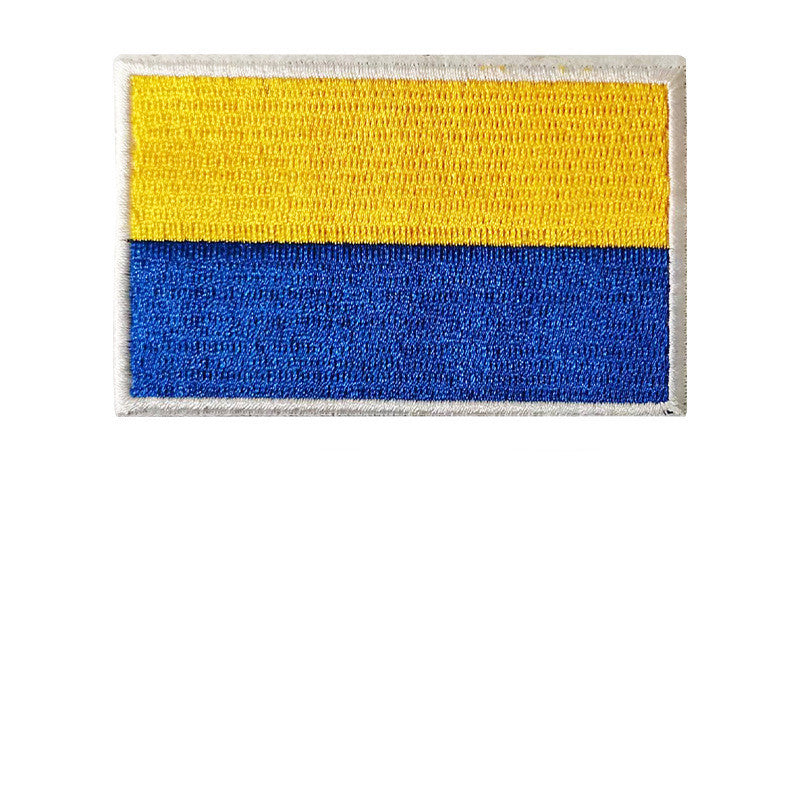 Embroidered National Flag Armband Hat Patch
