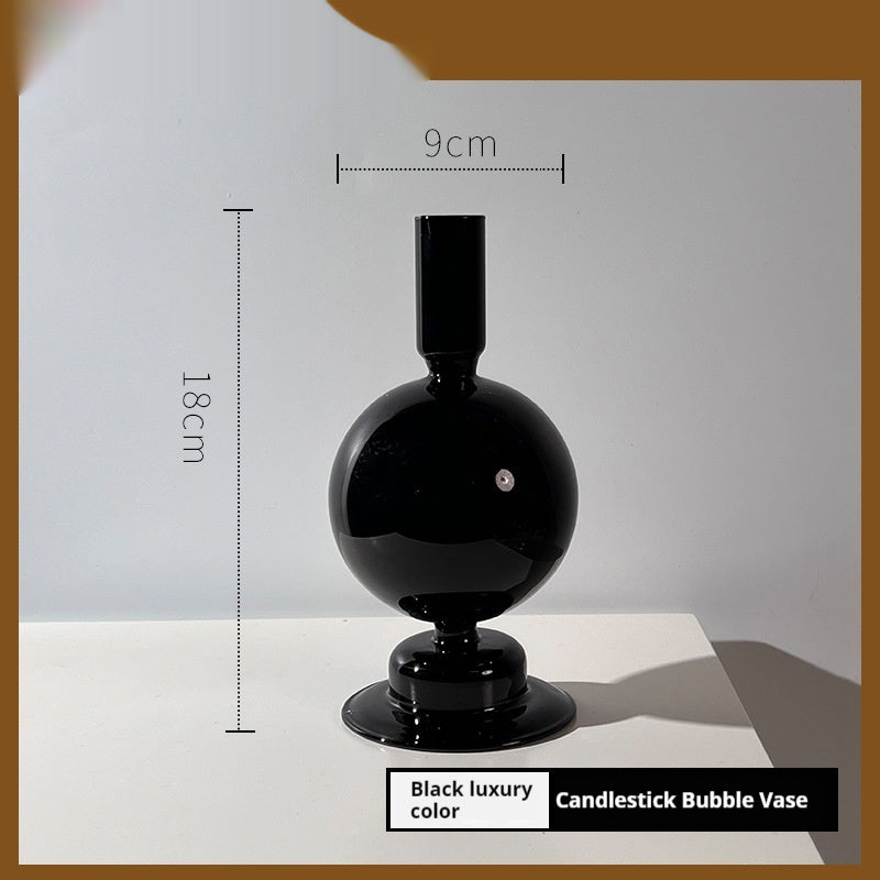 Modern Minimalist Creative Stained Glass Candlestick