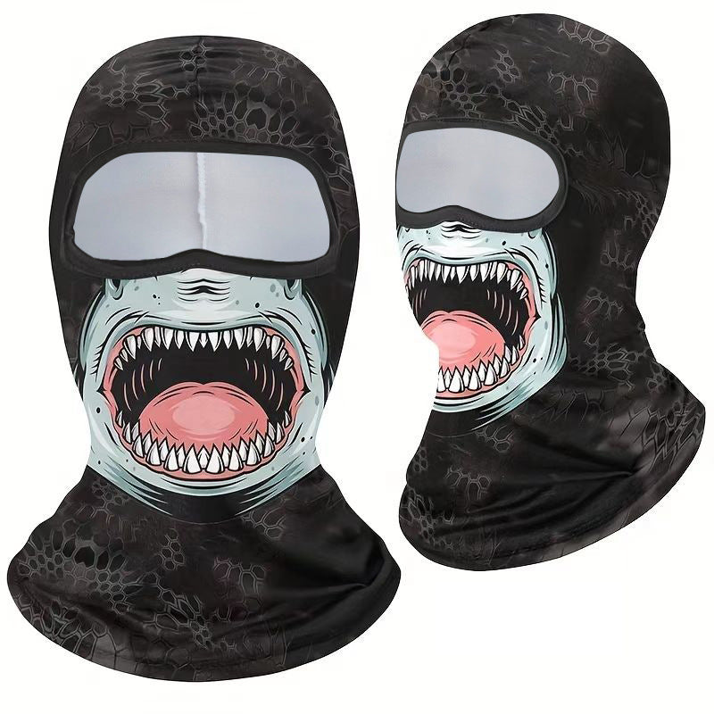 Riding Sun Block And Dustproof Hood Mask Funny Ice Feeling Breathable