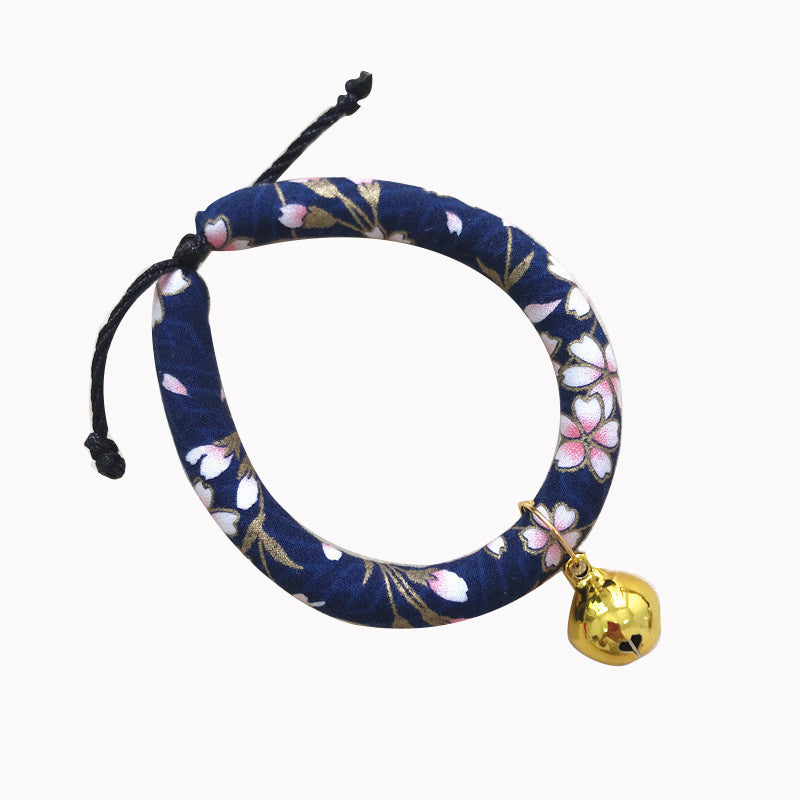 Japanese style pet cat and dog collar necklace