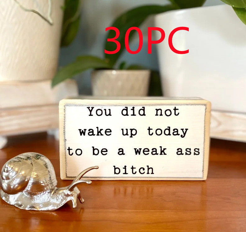 English Letters Desktop Ornaments