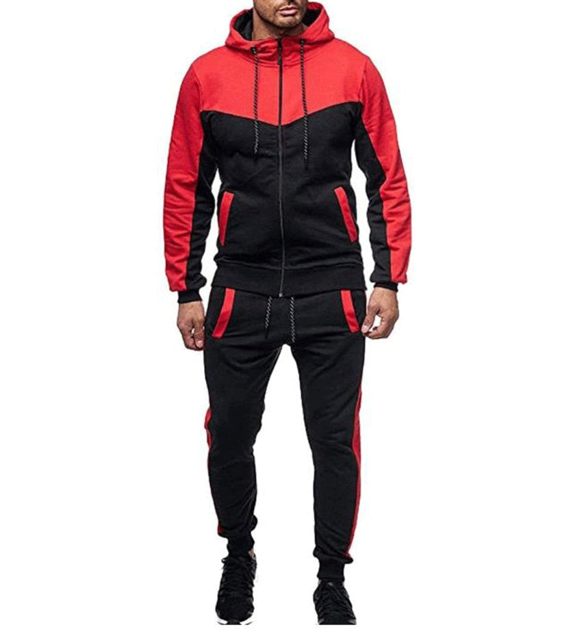 Hooded sports fitness zipper cardigan