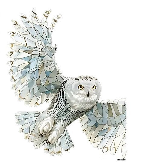 Acrylic Pendant Of Organic Glass Painted Catcher Sun Visor