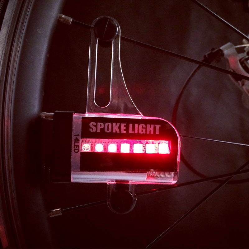 14LED Bicycle Wheel Light Night Riding Accessories Warning Light