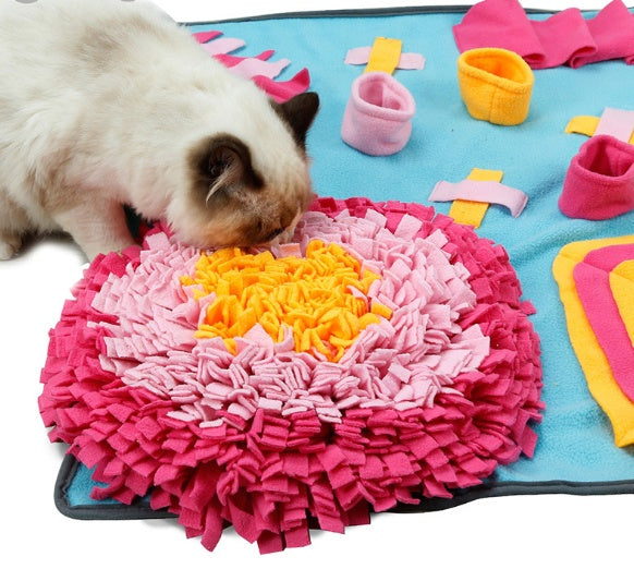 Interactive Puzzle Pet Sniffing Pad Blanket Smelling Traning Toy