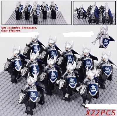 Soldiers Put Together Regimental Battle Blocks