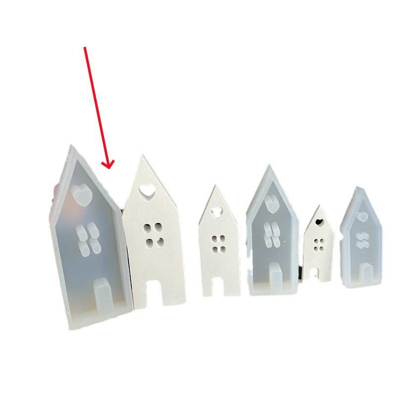 Heart-Shaped Silicone Mold Lighthouse House