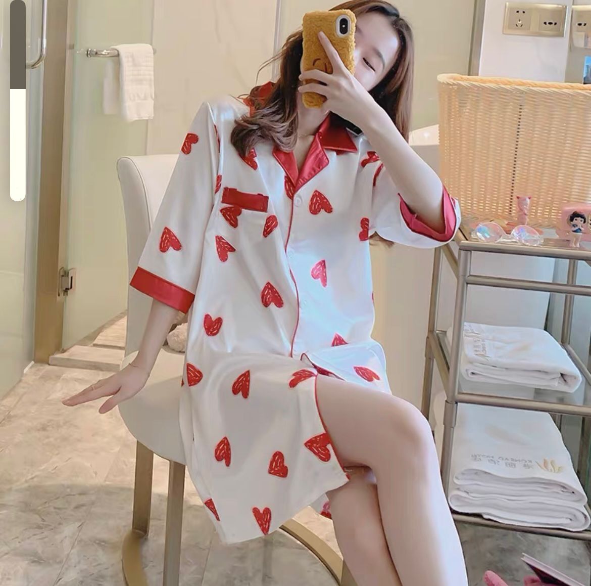 Cute Women's Short Sleeve Plus Size Loose