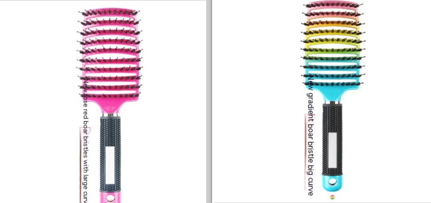 Big Curved Comb Bristle Massage Comb Eight Claws