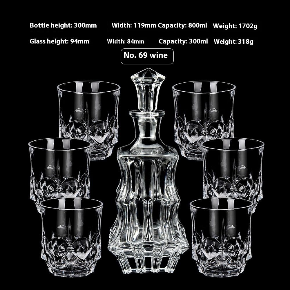 Creative Whiskey Liquor Glass Suit