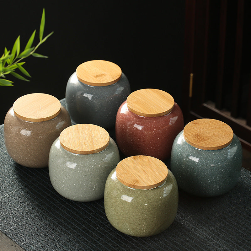 Household Sucrier Large Ceramic Sealed Can