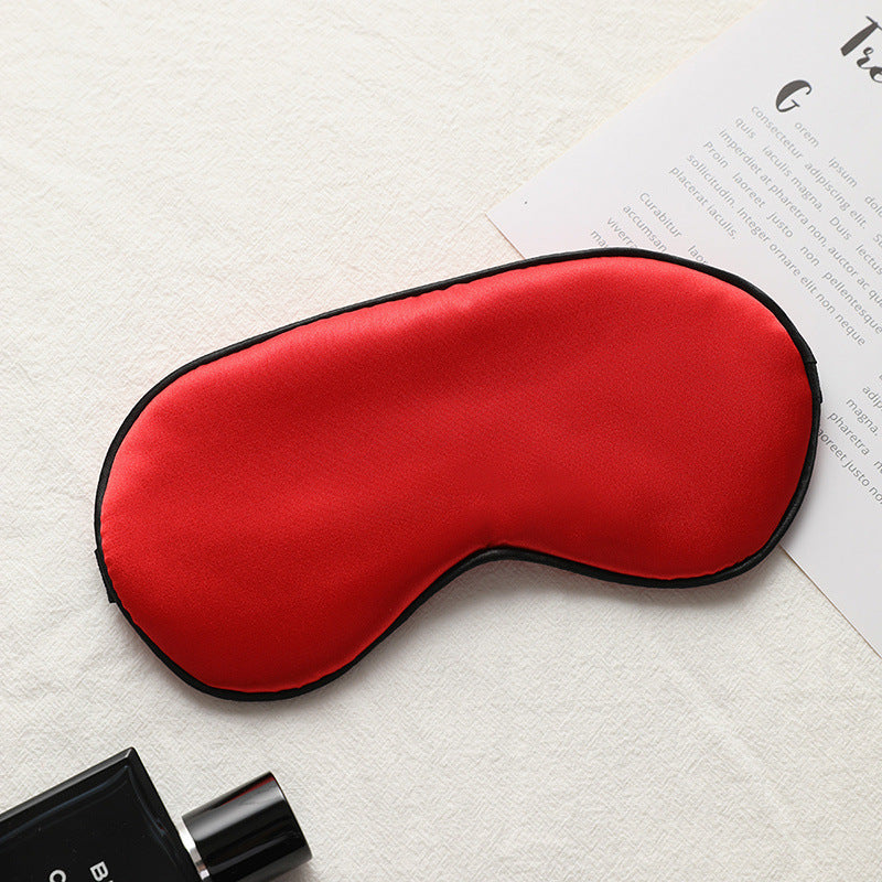 Artificial Silk Sleep Blackout Eye Mask Sleeping Solid Color