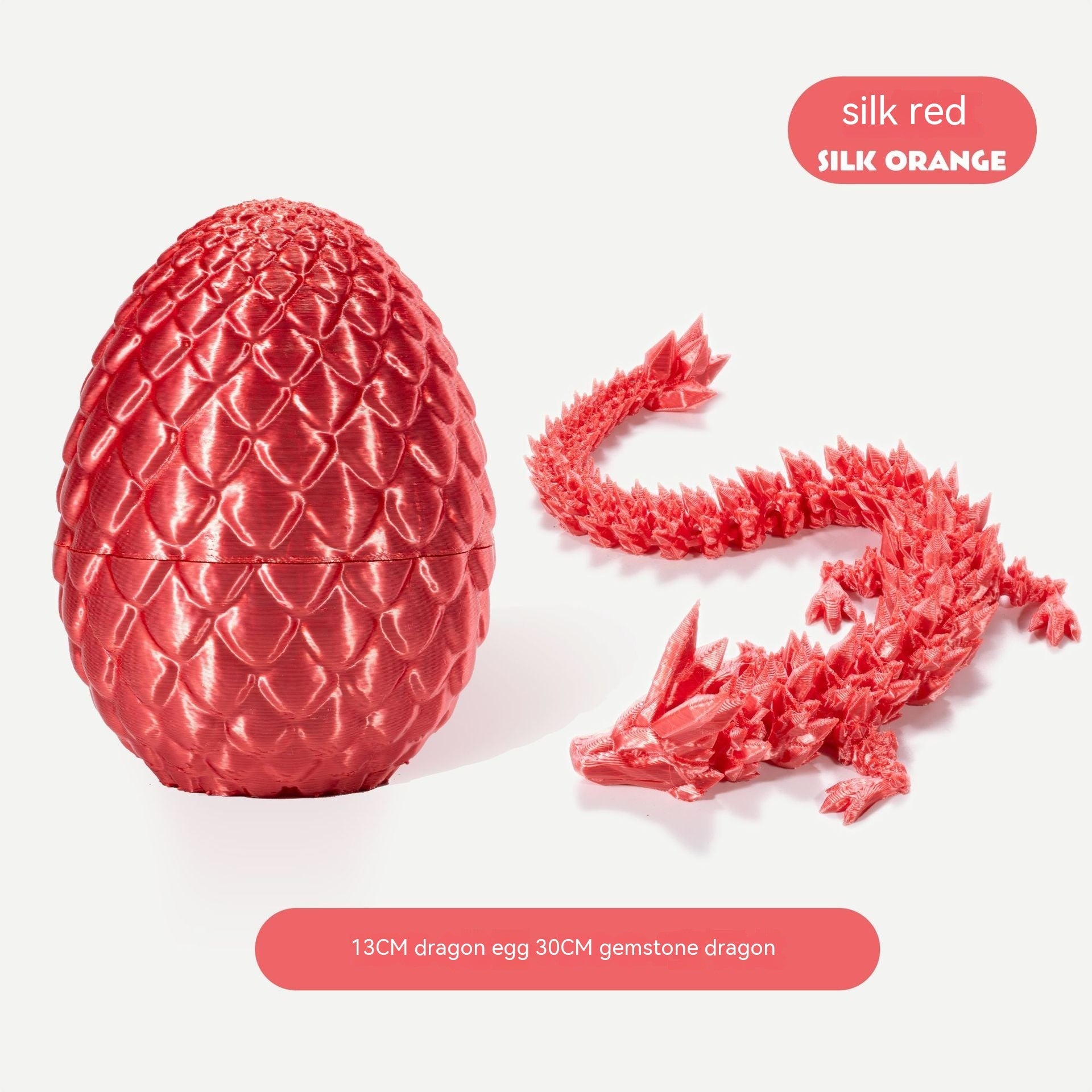 3D Printing Dragon Egg Dragon Gift Set Gem Dragon Decoration Hand-made Gift Color Decorative Creative Fashion Play