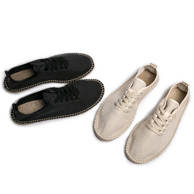 Summer Men's Casual Cotton Linen Retro Shoes