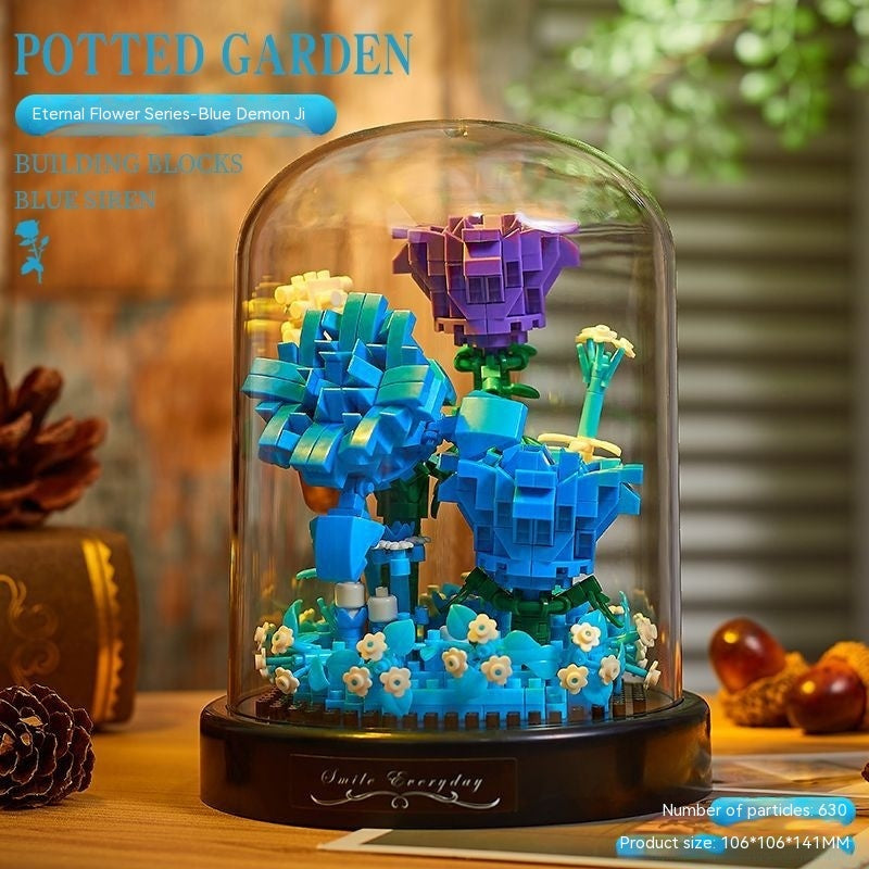 Hibiscus Flower Sunflower Rose Building Blocks Eternal Life