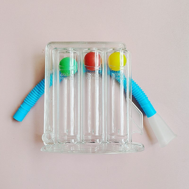 Breathing Trainer Three-ball Instrument Vital Capacity Training