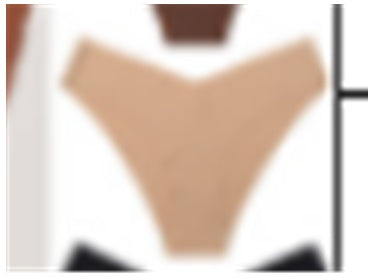 Wavy Lace V-shaped Waist Seamless Ice Silk Girl's Underwear One-piece Large Size Pure Cotton Crotch Women's Briefs