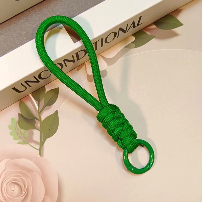 Color Matching Knotted Mobile Phone Lanyard Creative Weaving