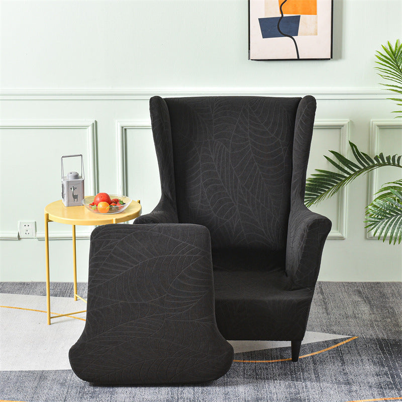 Pure Color Jacquard All-inclusive Chair Cover American Jiameng Cushion