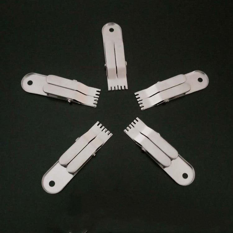 Earthworm Red Worm Live Maggots Hook Clip Stainless Steel Bait