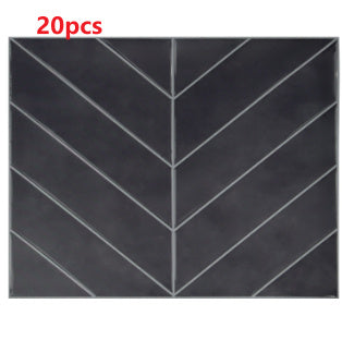 Herringbone Leaves Three-dimensional Self-adhesive Kitchen Antifouling Plastic Dripping Sticker