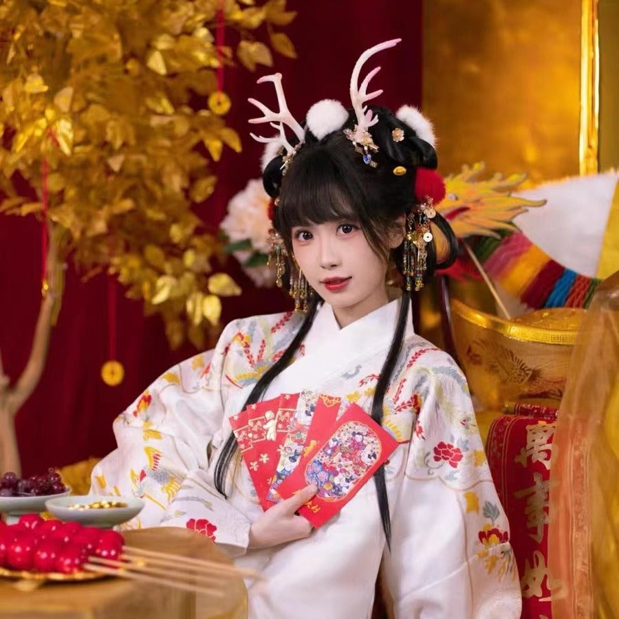 Antlers Christmas Headdress Hairpin Female