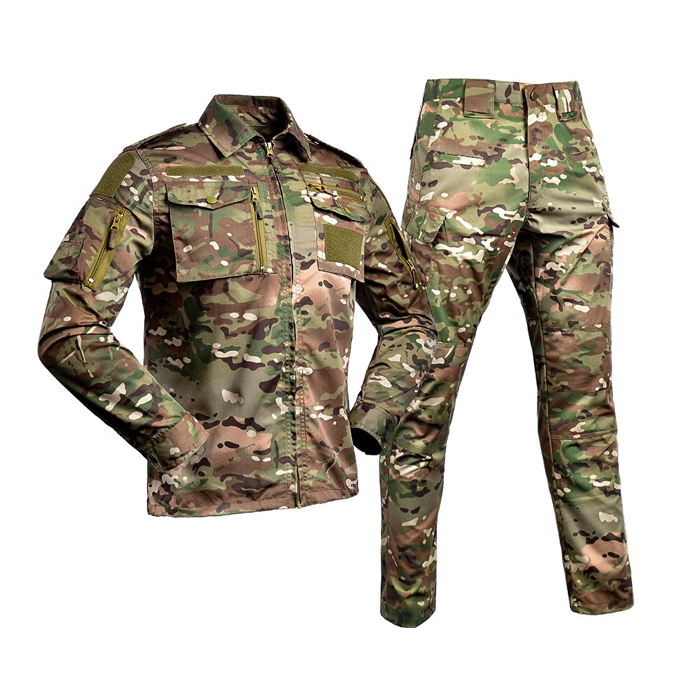 Field Camouflage Color Long Sleeve Suit