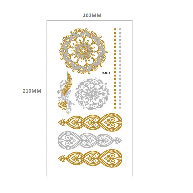 Gliding Tattoo Sticker Water Transfer Waterproof Tattoo Sticker