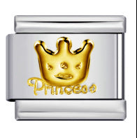 DIY Italian Module Bracelet Titanium Steel Gold Plated