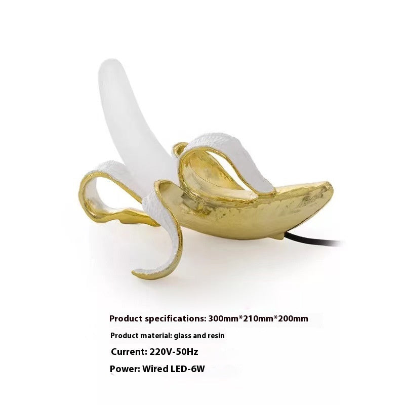 Banana Creative Bedroom Simple Table Lamp