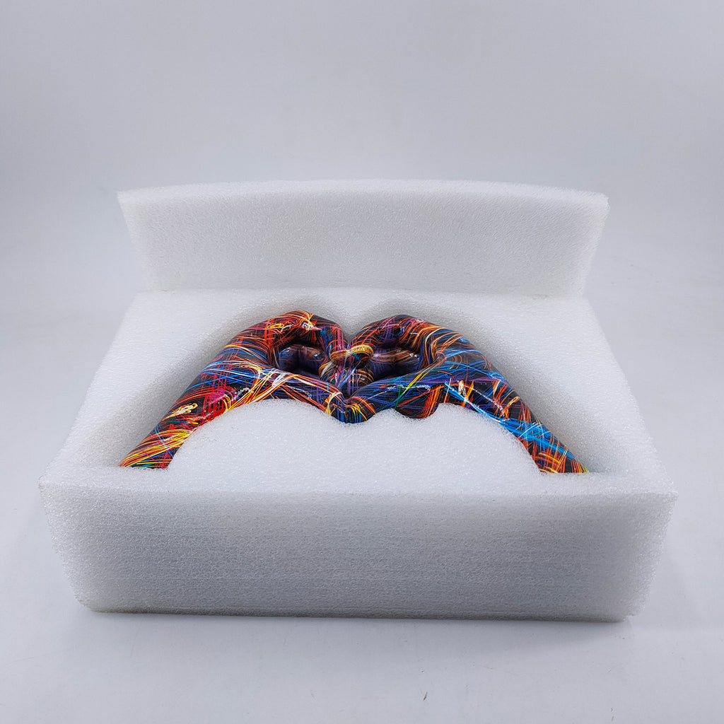 Graffiti Love Gestures Ornaments Resin Crafts