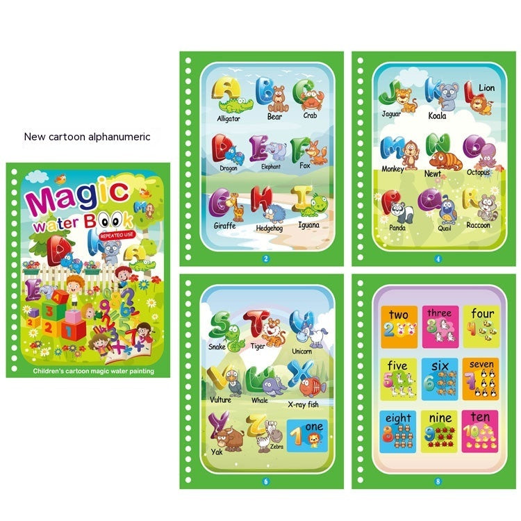 Children's Diy Magic Water Picture Book