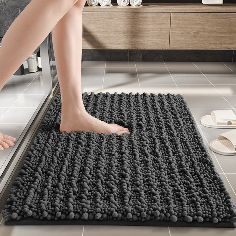 Floor Mat Bathroom Chenille Thickened Non-slip