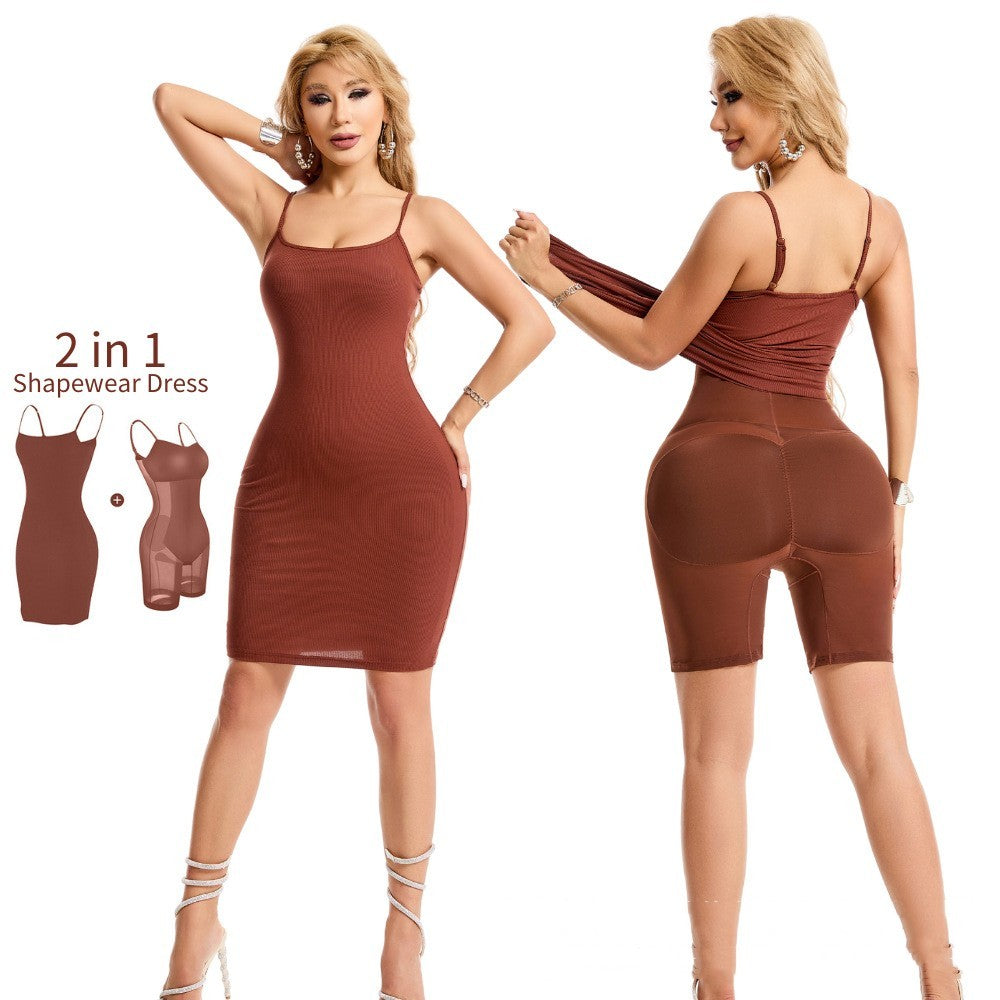 Oversized Buttocks Lifting Strap Dress Body Shaping Garment