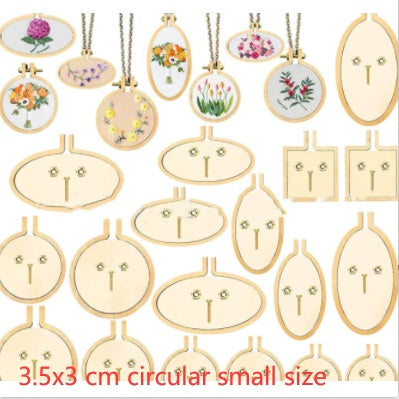 Wooden Mini Embroidered Stretch Jewelry