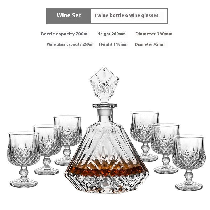 Creative Whiskey Liquor Glass Suit