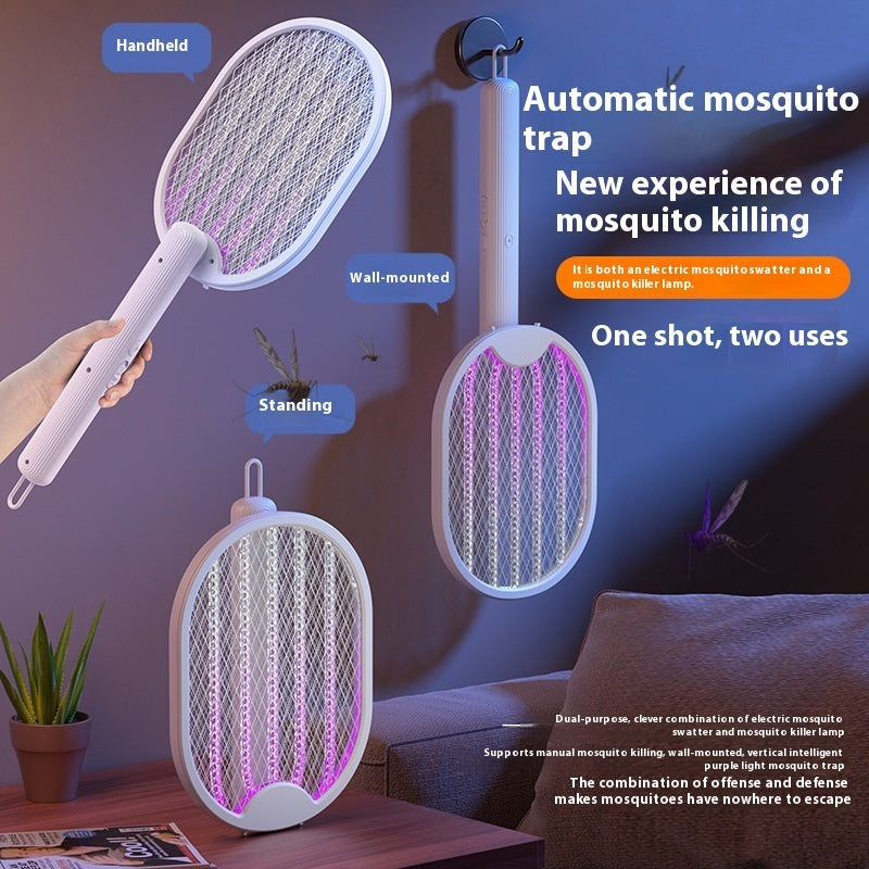 Household Electric Mosquito Swatter Rechargeable Folding Mosquito Repellent