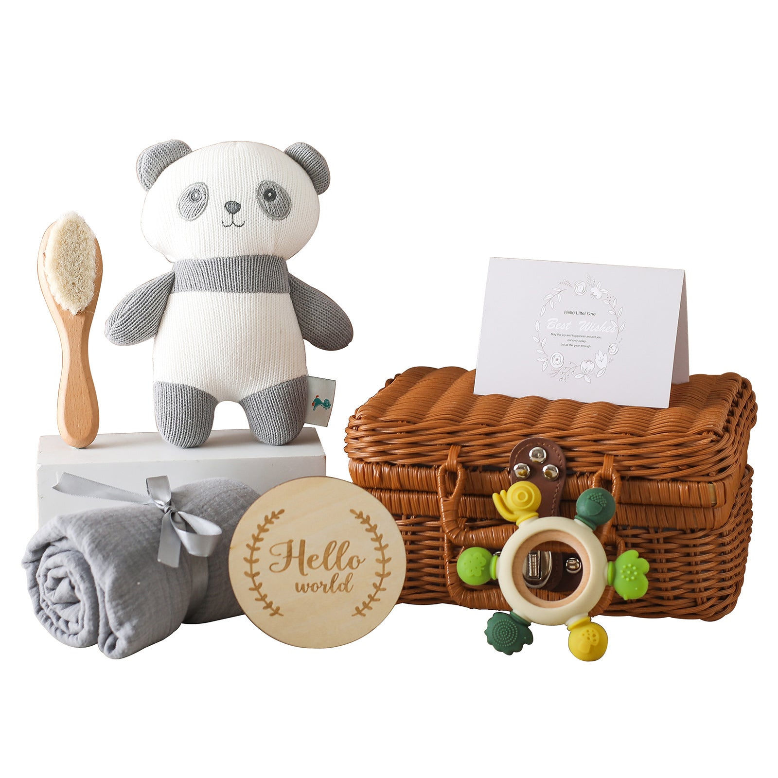 Baby Full-year Photo Commemorative Bath Doll Set