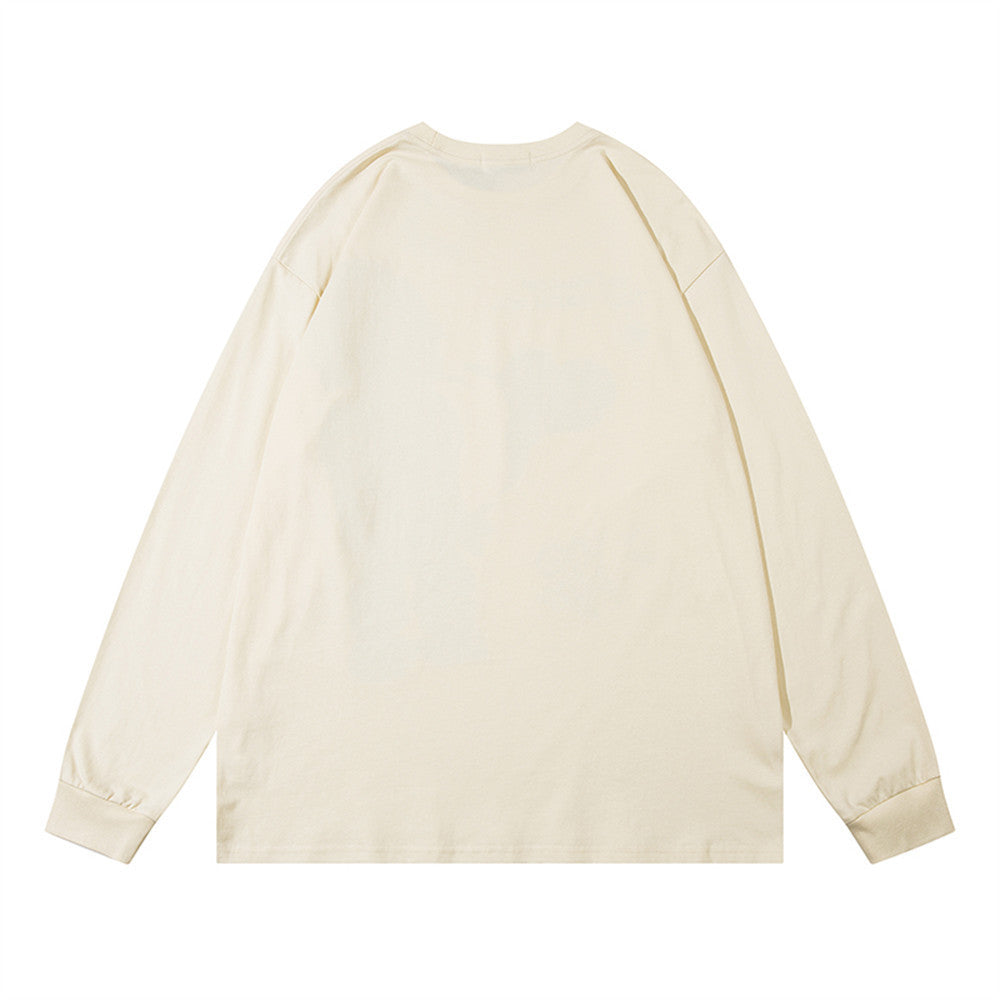 Men's Cotton Casual Round Neck Cartoon Anime Print T-shirt