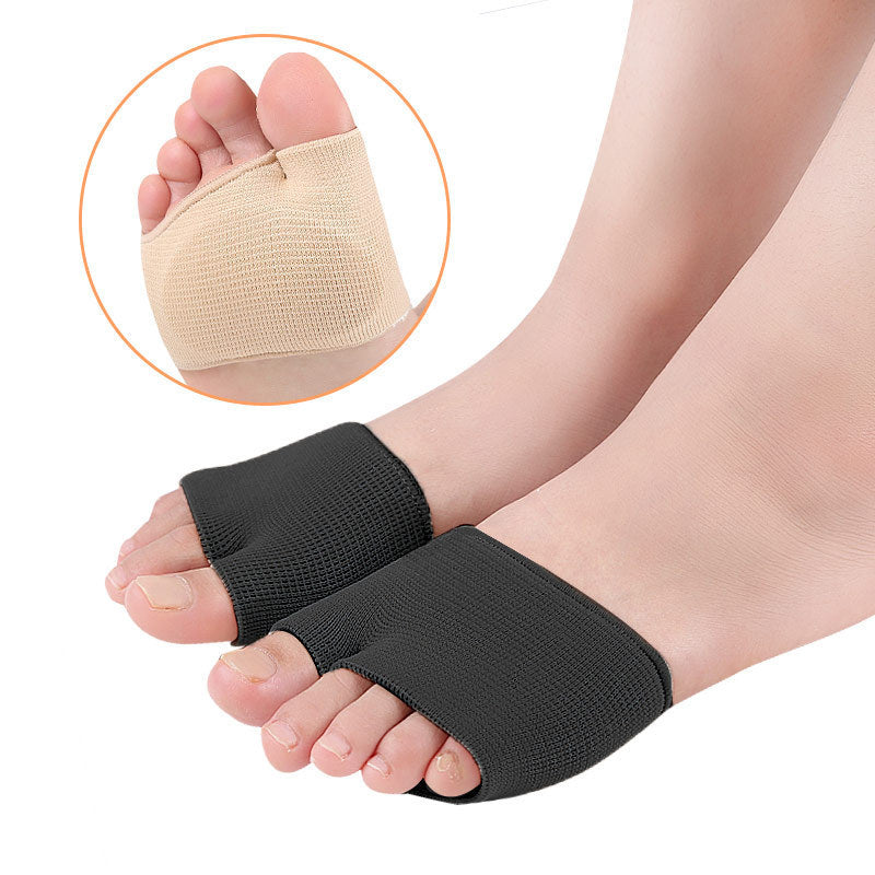 Forefoot Pad Toe Separator Protective Cover Hallux Valgus Separator Plus Silicone Super Soft Shock Absorption Massage Foot Protector