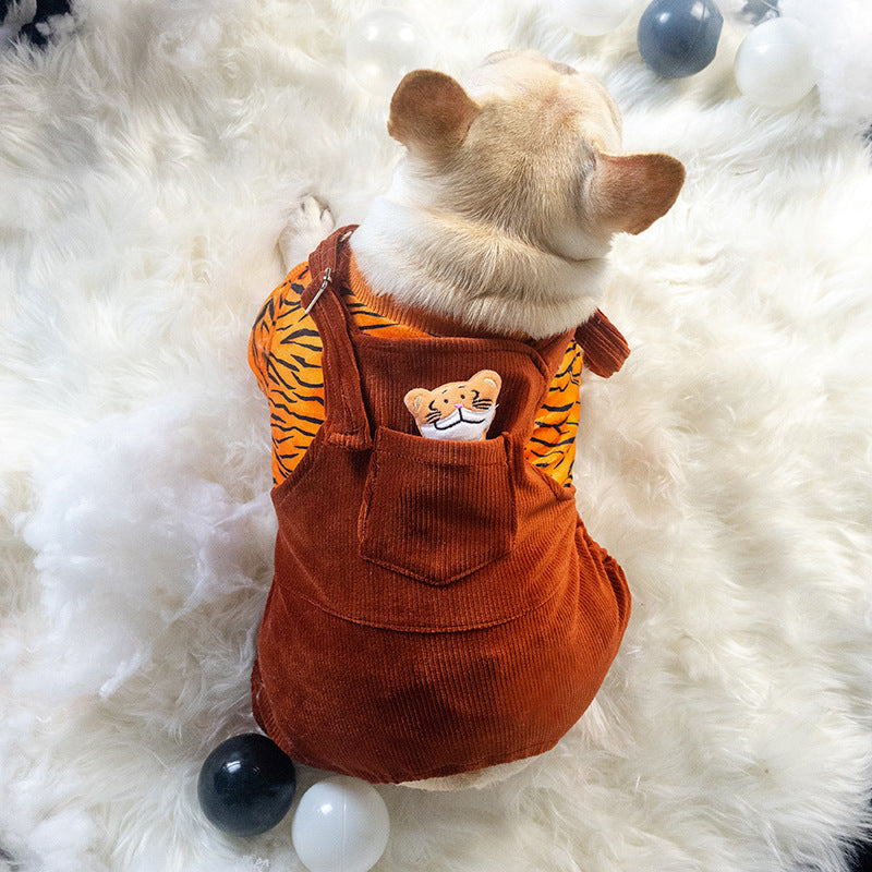 Two Piece Dog Clothes Warm Autumn And Winter Clothes