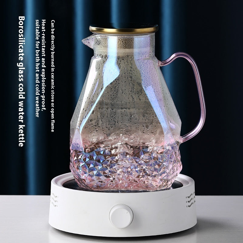 Household Thick Glass Cold Water Pot Set
