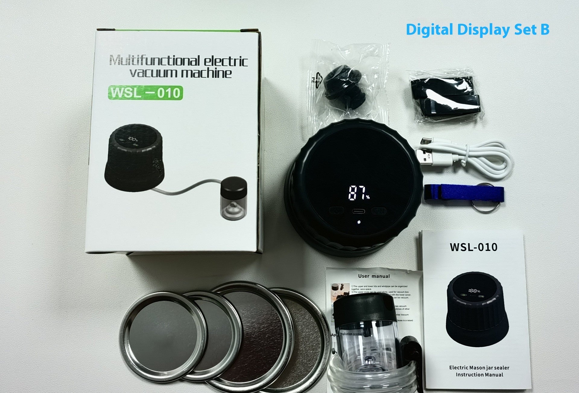 Electric Mason Jar Vacuum Sealing Machine Automatic Integrated