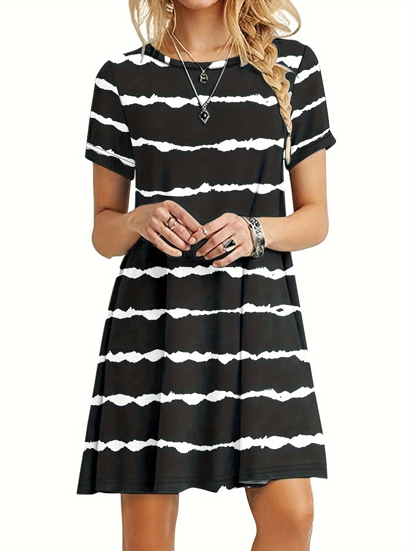 Animal Leopard Print Zebra Striped Printed Dress